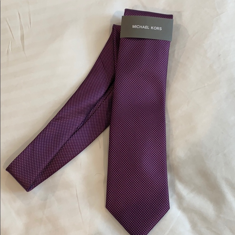 Michael Kors Purple Tie